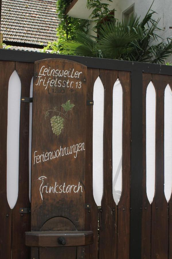 Appartamento Feriengut Zum Trinkstorch Leinsweiler Esterno foto